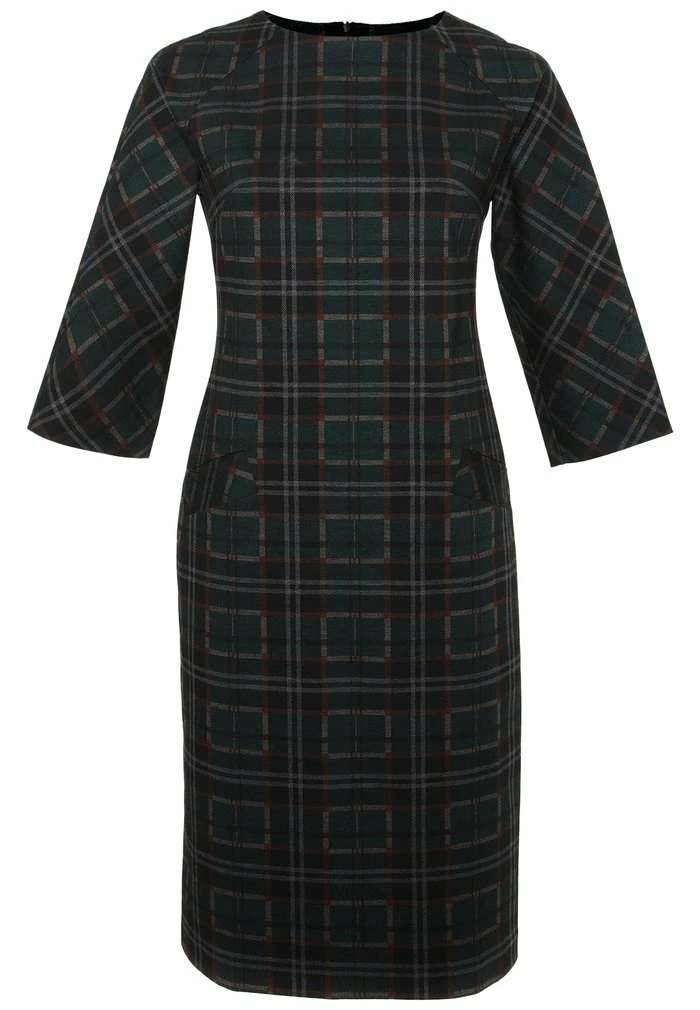 Madam-T Robe En Jersey - Schwarz Grün 7 Madam-T Robe En Jersey - Schwarz Grün – Image 7