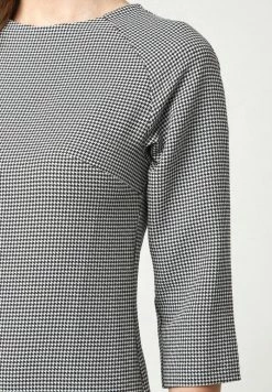 Madam-T Robe Fourreau - Grau Rot -Madam-T Soldes 2022 5175ceb705224b388f41164a6f8c2cbc