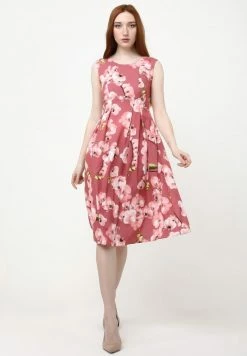 Madam-T KANTRI - Robe De Jour - Rosa, Grün -Madam-T Soldes 2022 520030621fbe473a82ecb9faee99fb7d