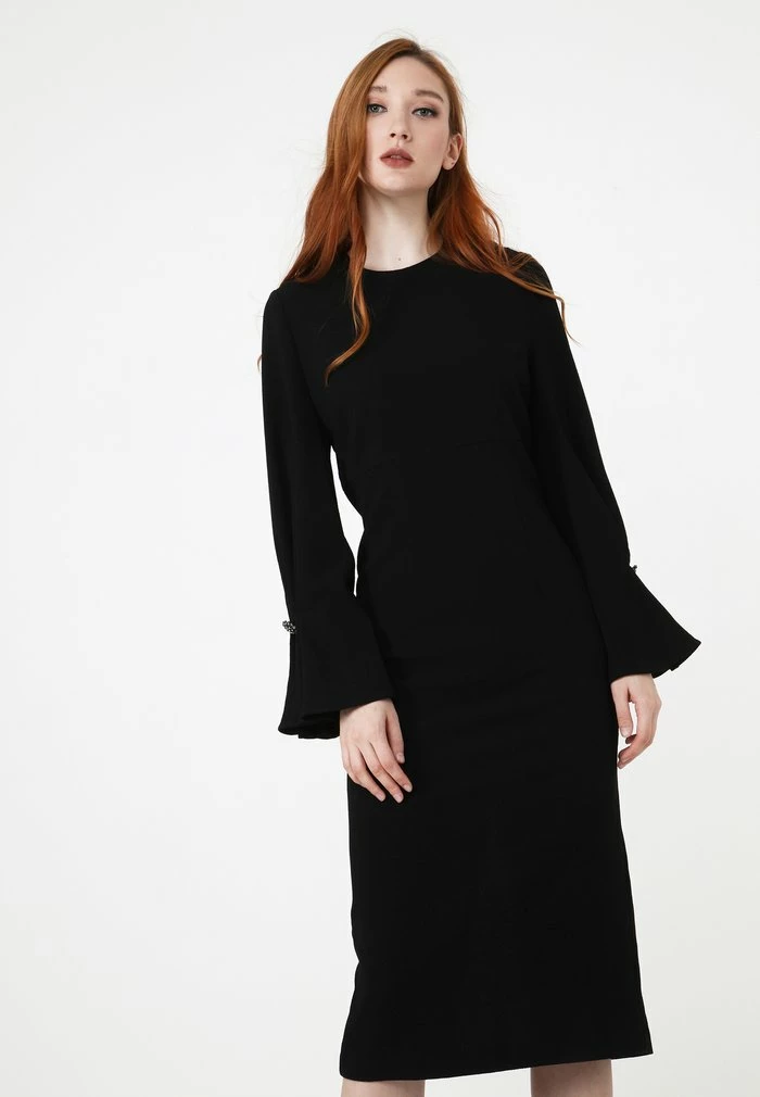 Madam-T KAZIMIRA - Robe Fourreau - Schwarz 4 Madam-T KAZIMIRA - Robe Fourreau - Schwarz – Image 4