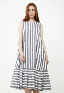 Madam-T Robe De Jour - Schwarz, Weiß -Madam-T Soldes 2022 52565fa8d9d145e3b6bce4bfd7e2f99f