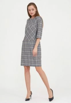 Madam-T FERULE - Robe De Jour - Grüner Kumpel/ Indigo -Madam-T Soldes 2022 526da77300f3406187fe05e36a2cf1a8