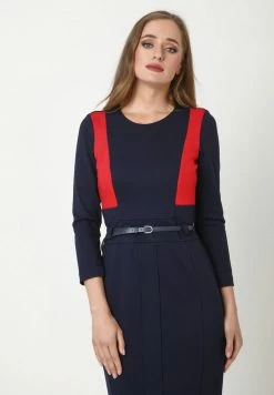 Madam-T AMBONA - Robe Fourreau - Koralle Blau -Madam-T Soldes 2022 526f566f732e491eb1d51282aeda6cd6