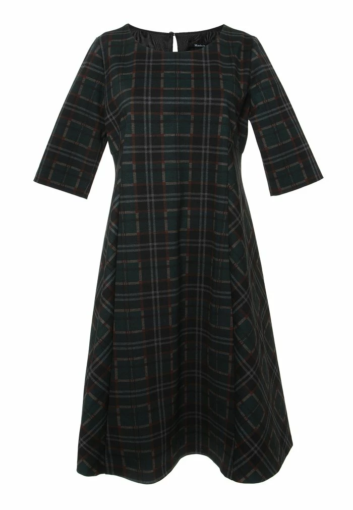 Madam-T ASIDA - Robe En Jersey - Schwarz, Grün 6 Madam-T ASIDA - Robe En Jersey - Schwarz, Grün – Image 6