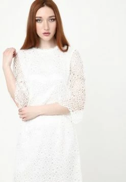 Madam-T SONATERA - Robe Fourreau - Weiß -Madam-T Soldes 2022 52f31ef2b3b8490783c47a51eff60316