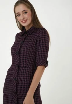 Madam-T ALVA - Robe Chemise - Lila -Madam-T Soldes 2022 531539ad4e8641d2937b327a920694bd