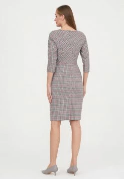 Madam-T KORFU - Robe Fourreau - Grüner Zig/rot -Madam-T Soldes 2022 534217ad307847c89929f93b52cbe6a2