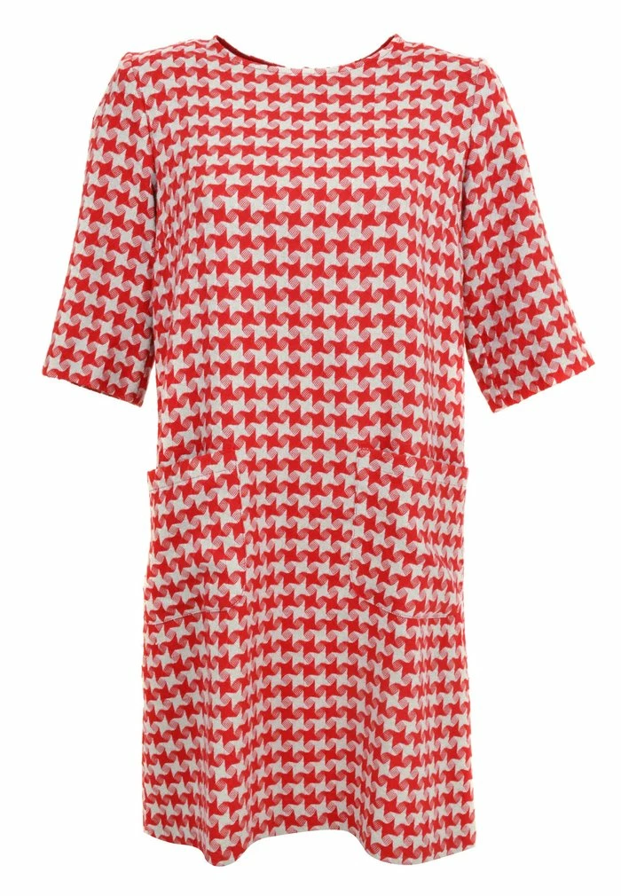 Madam-T MILANIA - Robe De Jour - Grüner Zig/ Rot 8 Madam-T MILANIA - Robe De Jour - Grüner Zig/ Rot – Image 8