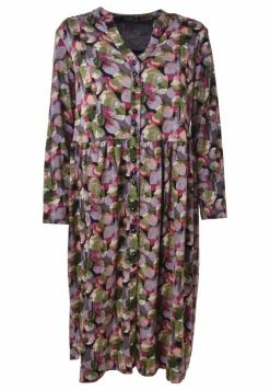 Madam-T LEONA - Robe De Jour - Grün Gold/grün -Madam-T Soldes 2022 537f44cdcd1c4aee9920efcf6af664ec