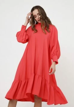 Madam-T PALIANA - Robe De Jour - Coral -Madam-T Soldes 2022 5393734d746a455cb5f3cdeef6f74123