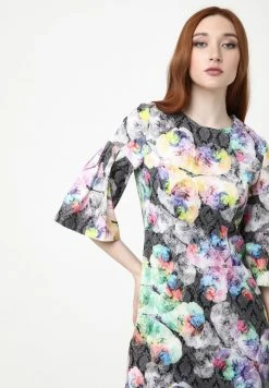 Madam-T DEGA - Robe Fourreau - Anthrazit, Flieder -Madam-T Soldes 2022 53a6a9cf26844854ad2996dfbba825a4