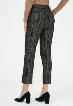 Madam-T MARIO - Pantalon Classique - Schwarz/khaki -Madam-T Soldes 2022 54572fd8d7d94c77a74f4d3ed3eea9a1