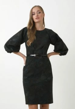 Madam-T Soldes 2022 19 Madam-T NATALI - Robe Fourreau - Grün, Weinrot