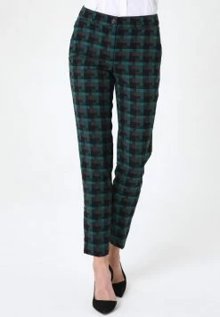 Madam-T MARIONE - Pantalon Classique - Schwarz Aqua