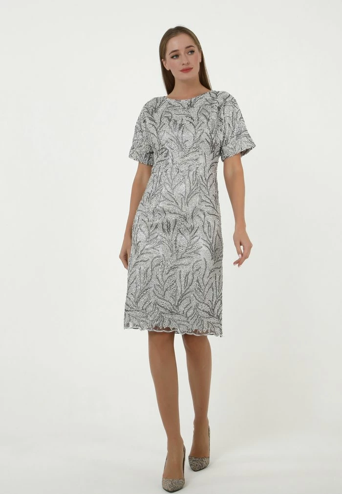 Madam-T JUDY - Robe De Soirée - Silbrig 2 Madam-T JUDY - Robe De Soirée - Silbrig – Image 2