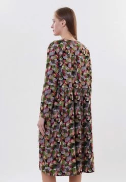 Madam-T LEONA - Robe De Jour - Grün Gold/grün -Madam-T Soldes 2022 552247deb1514fc6bf041f572b0d1316