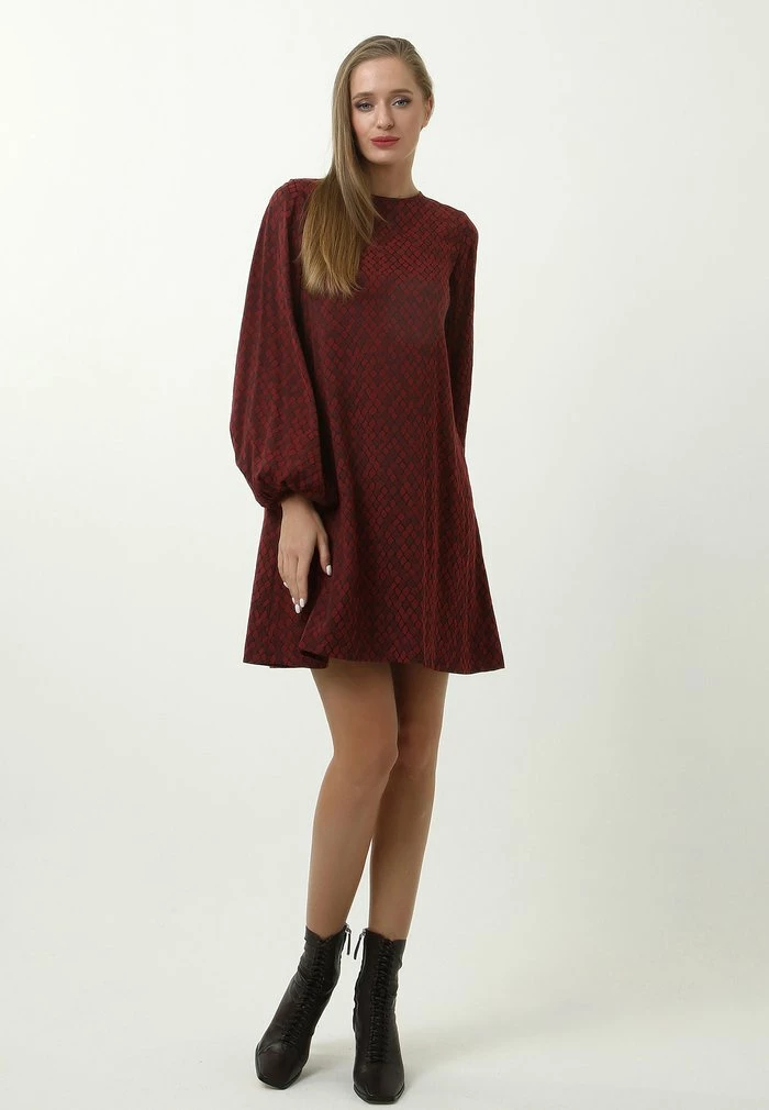 Madam-T KREAMA - Robe De Jour - Kastanienbraun 1 Madam-T KREAMA - Robe De Jour - Kastanienbraun