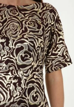 Madam-T ALTEA - Robe De Jour - Goldrute/weinrot -Madam-T Soldes 2022 556e4d05a14b421990368ab2397aef8b