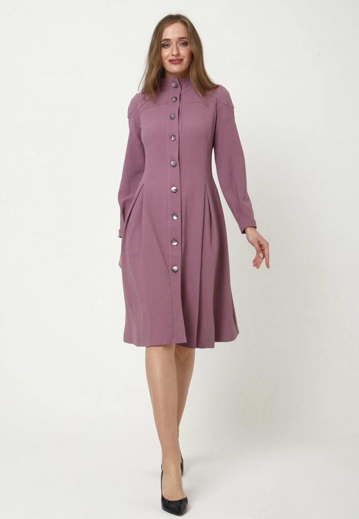 Madam-T LIVARA - Robe Chemise - Rosa 4 Madam-T LIVARA - Robe Chemise - Rosa – Image 4