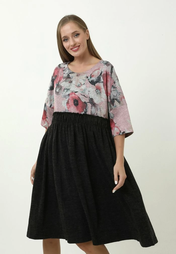 Madam-T KLEID OFELIA - Robe Fourreau - Schwarz 1 Madam-T KLEID OFELIA - Robe Fourreau - Schwarz