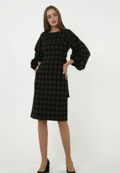 Madam-T ULANA - Robe De Jour - Schwarz/khaki 16 Madam-T ULANA - Robe De Jour - Schwarz/khaki -Madam-T Soldes 2022 55ed7baaa495453bad7fb8772e2b1813