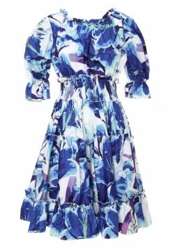 Madam-T Robe De Jour - Weiß Kornblumenblau 10 Madam-T Robe De Jour - Weiß Kornblumenblau -Madam-T Soldes 2022 56ca2111d70b416e8f18f0a5ba692c1c