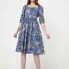 Madam-T CHANTALE - Robe De Jour - Kornblume Blau/rosa