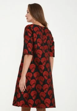 Madam-T ASIDA - Robe De Jour - Schwarz, Rot -Madam-T Soldes 2022 57865400b47e4238af7c055656e3bb33