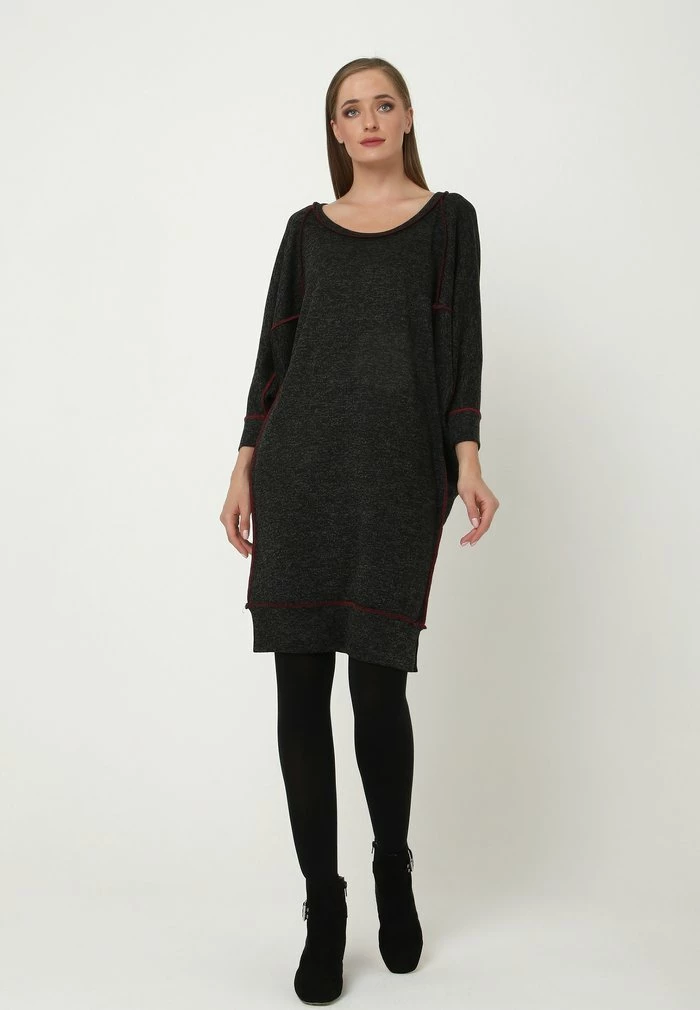 Madam-T Robe De Jour - Schwarz 2 Madam-T Robe De Jour - Schwarz – Image 2