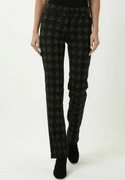 Madam-T SOFA - Pantalon Classique - Schwarz Khaki