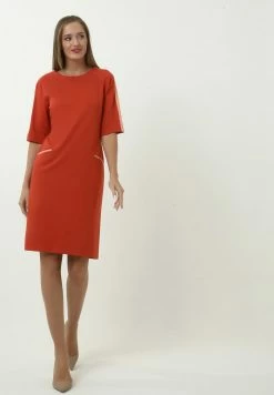 Madam-T IZMIRA - Robe De Jour - Terrakotta 8 Madam-T IZMIRA - Robe De Jour - Terrakotta -Madam-T Soldes 2022 5818f863b5a049998e62ef241bdcb69f