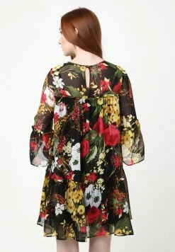 Madam-T EDEMIA - Robe De Jour - Schwarz/rot -Madam-T Soldes 2022 5820431011dc402288e778373123561d