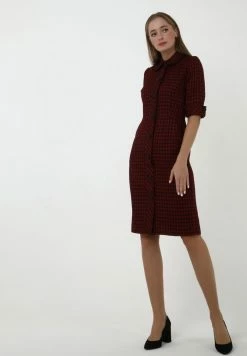 Madam-T ALVA - Robe Chemise - Kastanienbraun -Madam-T Soldes 2022 58220d6a9bc44f11ae50c36db26259e0