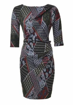 Madam-T PIHTA - Robe Fourreau - Khaki, Rot 15 Madam-T PIHTA - Robe Fourreau - Khaki, Rot -Madam-T Soldes 2022 584690c9899a43f9864810c83b348391