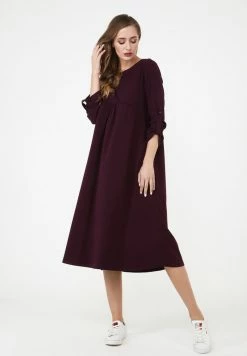 Madam-T SELINA - Robe De Jour - Weinrot -Madam-T Soldes 2022 584cd20e909d438896ae31dcb3c0066b