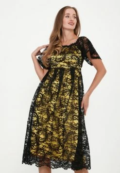 Madam-T Robe De Soirée - Schwarz