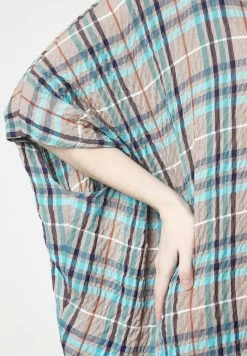 Madam-T Robe De Jour - Sandfarben Hellblau -Madam-T Soldes 2022 592c92731df94af7a6fb240013663ee2