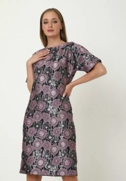 Madam-T JUDY - Robe Fourreau - Blau, Lila