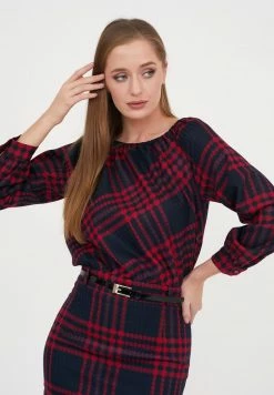 Madam-T KALIPSA - Robe Fourreau - Blau, Burgund. -Madam-T Soldes 2022 59aca645047c404db02de225c65292cb