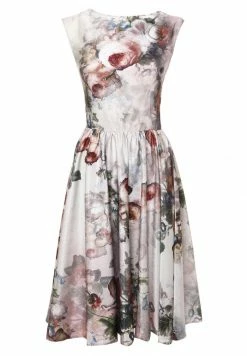 Madam-T Robe De Jour - Beige/braun -Madam-T Soldes 2022 59b8f2fe67554e65b1977362651e1302