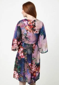 Madam-T YAGAVA - Robe De Jour - Blau, Lila -Madam-T Soldes 2022 59bc147916da4f07b894cb042527144e