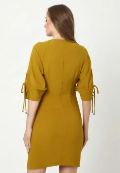 Madam-T ANHELITA - Robe De Jour - Senf -Madam-T Soldes 2022 59f00dfc0fb74600954634374b9be980