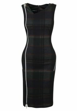 Madam-T KALETA - Robe Fourreau - Schwarz Grün -Madam-T Soldes 2022 5a37ea2b9b6449f3bc16e0302b85ad28