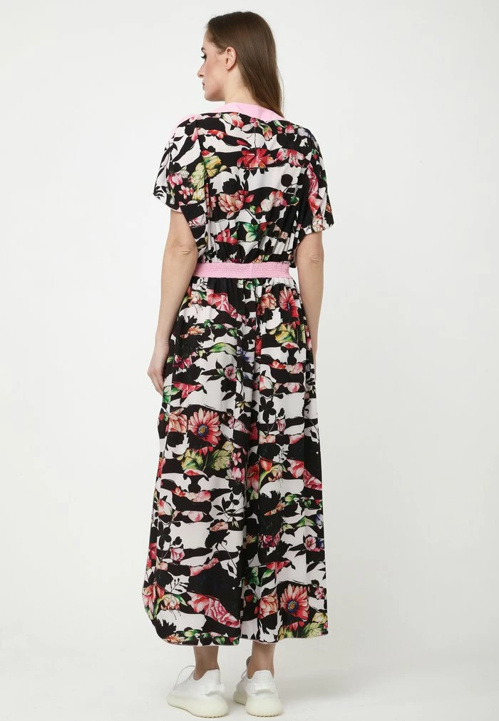 Madam-T TSURUMI - Robe Longue - Weiß, Schwarz 3 Madam-T TSURUMI - Robe Longue - Weiß, Schwarz – Image 3