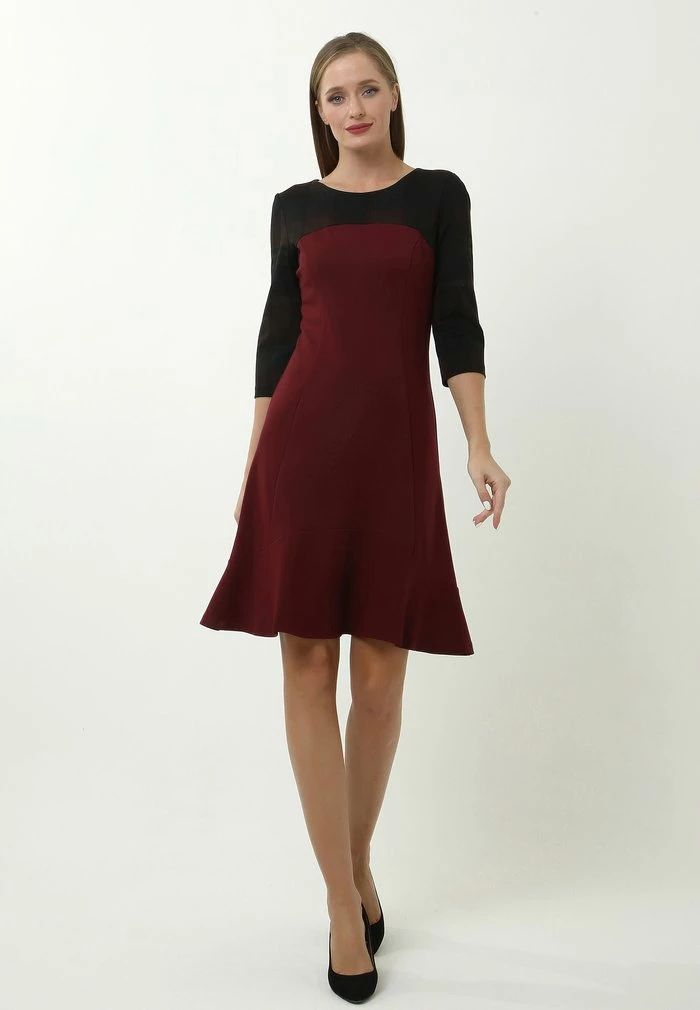 Madam-T AKASINA - Robe De Jour - Weinrot 2 Madam-T AKASINA - Robe De Jour - Weinrot – Image 2