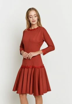 Madam-T SAMARA - Robe De Jour - Terrakotta 10 Madam-T SAMARA - Robe De Jour - Terrakotta -Madam-T Soldes 2022 5b7f181becce4b4c9b0f642d6d6b6a2a