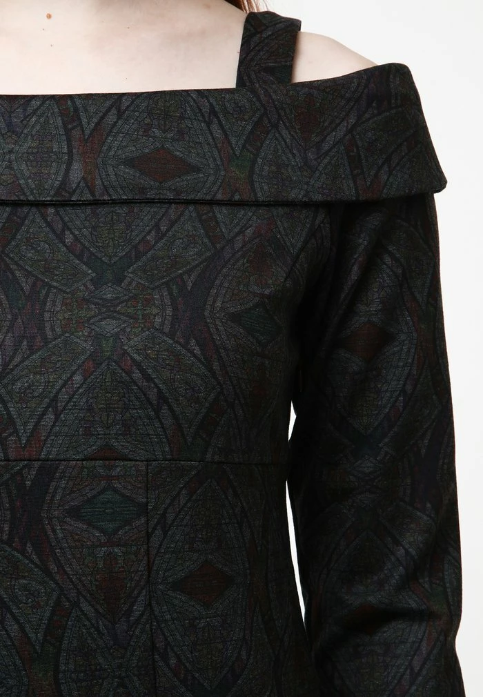 Madam-T ALTOONA - Robe De Soirée - Wein Rot/ Grün 6 Madam-T ALTOONA - Robe De Soirée - Wein Rot/ Grün – Image 6