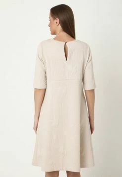 Madam-T ALLTAGS - Robe De Jour - Creme -Madam-T Soldes 2022 5bdb95f60a4e4442aea0c4d78b880349