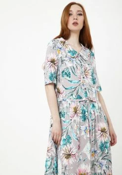 Madam-T BELLA - Robe De Jour - Grau, Aqua -Madam-T Soldes 2022 5c40f7f7141a40f2849390223da9a02d