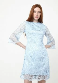 Madam-T SONATERA - Robe Fourreau - Hellblau